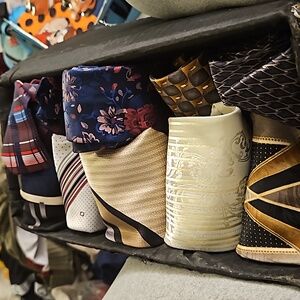 Mens  used Ties and Case